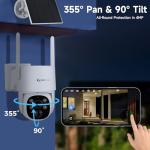 YEEWISE Wireless Solar NightColor Security Camera