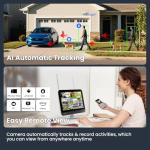 XMARTO 10X Zoom Outdoor Wireless PTZ Security Camera