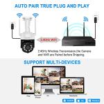 CKK 4-Channel 3MP PTZ WiFi Surveillance System