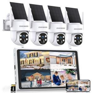 Solar-Powered Home Security Camera System