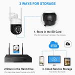 CKK 4-Channel 3MP PTZ WiFi Surveillance System