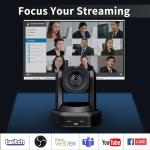 4K AI Auto-Tracking PTZ Camera with 20X Zoom