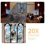 4K AI Auto-Tracking PTZ Camera with 20X Zoom