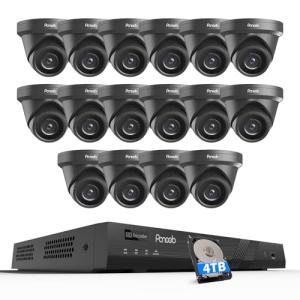 PANOOB 8MP PoE 16-Channel Security Camera System