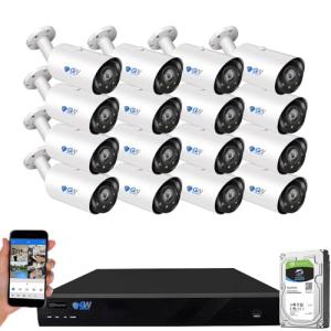 16-Channel 4K IP Security Camera System