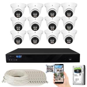 16-Channel 8MP NVR Security Camera System
