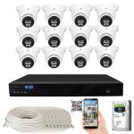16-Channel 8MP NVR Security Camera System