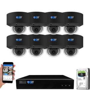 8MP 4K IP NVR Dome Camera System