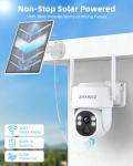 Solar Wireless Security Camera System with Monitor