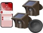 HOMEYO Pro Solar Motion Detector Alarm System