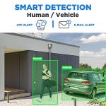 8-Channel 4K Security Camera System with AI Detection