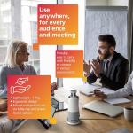 360° Conference Camera with Speaker and Microphone