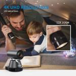 4K PTZ Camera with 12X Zoom and Auto Tracking