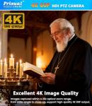 Prisual Ultra 4K NDI Auto-Tracking PTZ Camera