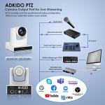 30X PTZ Security Camera with Auto-Tracking and Zoom