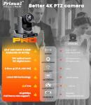 Prisual Ultra 4K NDI Auto-Tracking PTZ Camera