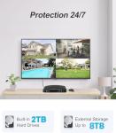 Swann 12MP Home Security Camera System with 4 Cams