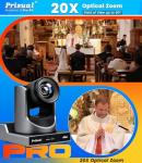 Prisual Ultra 4K NDI Auto-Tracking PTZ Camera