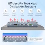 Fanless Touchscreen Monitor for Home and Industrial Use