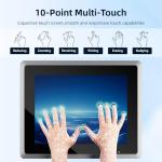 Fanless Touchscreen Monitor for Home and Industrial Use
