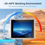 Fanless Touchscreen Monitor for Home and Industrial Use