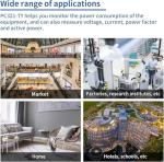 Smart Home Energy Monitor with WiFi and Clamps