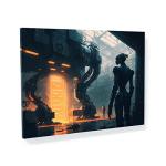 Cyberpunk Automation Wall Art - 48x36