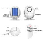 Wifi Door Sensor Alarm with Smart Remote Control