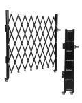 Folding Security Gate - Expandable Aluminum Driveway Barrier