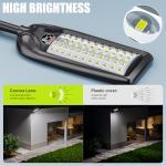 Solar Motion Sensor Street Lights - 2 Pack