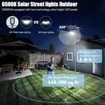 Solar Motion Sensor Street Lights - 2 Pack