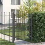 Sturdy Powder-Coated Steel Garden Security Gate