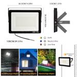 Zelvia 8 Pack Waterproof LED Floodlights 200W