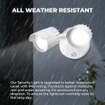 LUXFLY Outdoor LED Flood Lights - 2 Pack