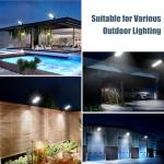 Solar Motion Sensor Street Lights - 2 Pack