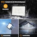 Zelvia 8 Pack Waterproof LED Floodlights 200W