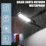 Solar Motion Sensor Street Lights - 2 Pack