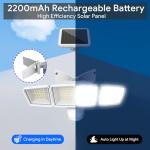 Solar Motion Sensor Lights with Remote Control