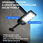 Solar-Powered Motion Sensor Outdoor LED Lights