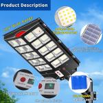 Ofuray 6000W Solar Street Flood Lights Outdoor