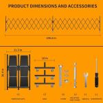 200" Expandable Metal Safety Barrier Gate