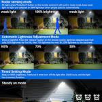 Solar-Powered Motion Sensor Outdoor LED Lights