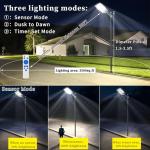 Ofuray 6000W Solar Street Flood Lights Outdoor