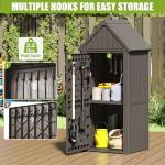 Sturdy Outdoor Storage Cabinet with Lockable Security