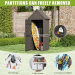 Sturdy Outdoor Storage Cabinet with Lockable Security