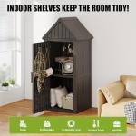 Sturdy Outdoor Storage Cabinet with Lockable Security