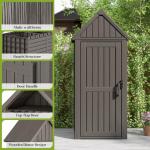 Sturdy Outdoor Storage Cabinet with Lockable Security
