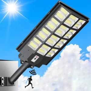 Solar Motion Sensor Street Light with Remote Control