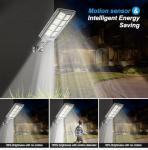Solar Motion Sensor Street Light with Remote Control