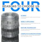 Heavy-Duty Galvanized Farm Fence for Animal Protection